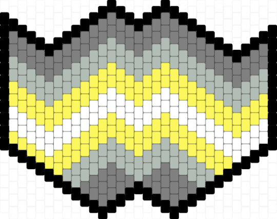 Demi non binary flag (pride mask) - 