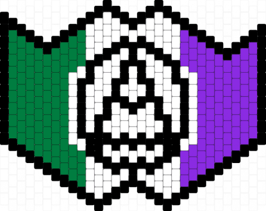(Pride mask) alterhunanity pride mask (1) - alterhuman, alterhunanity, fictionkin, green, mask, otherkin, pride, purple, therian