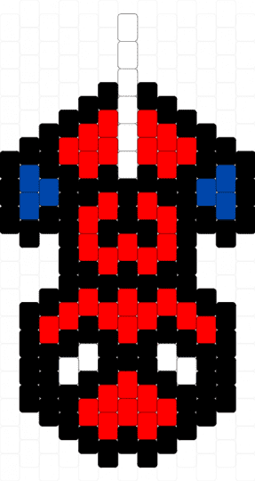spider-man - black, red