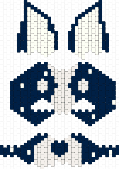 galaxy border Collie mask!!! ^^ - blue, bordercollie, mask, therian, white