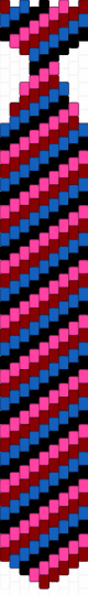 tie v1 - blue, pink, red