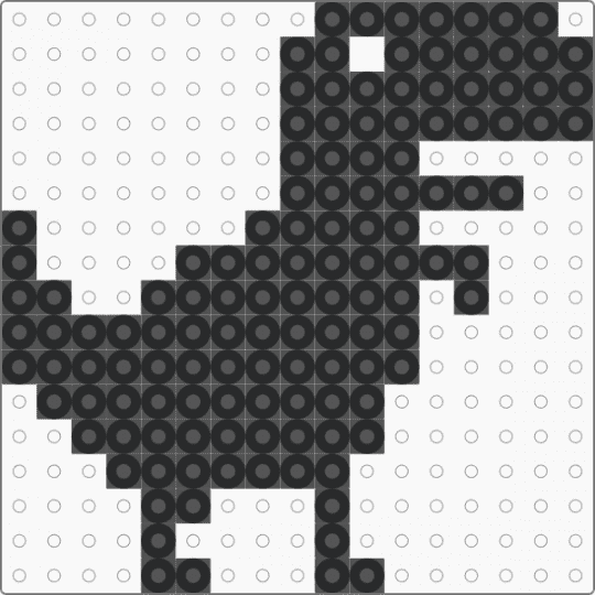 google dino - black