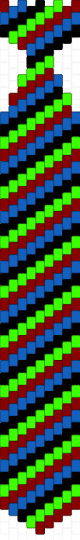 tie v2 - blue, green, red