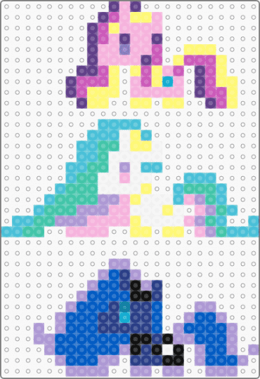 The Princesses MLP - blue, pink