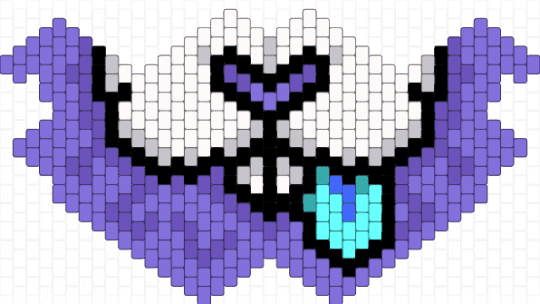 Jazmi the Ghostiebun facemask v2 - blue, purple