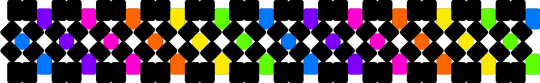 Neon and black xbase - black, blue, colorful, pink, yellow