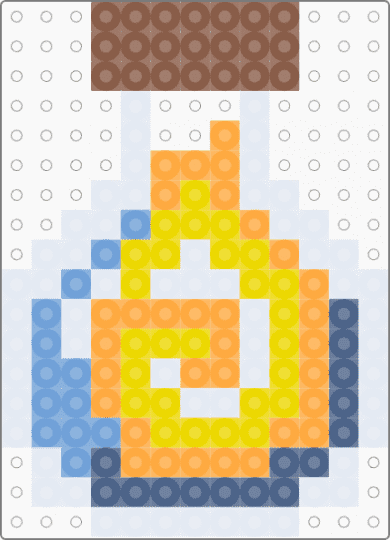 Aroace Potion - orange, tan, yellow