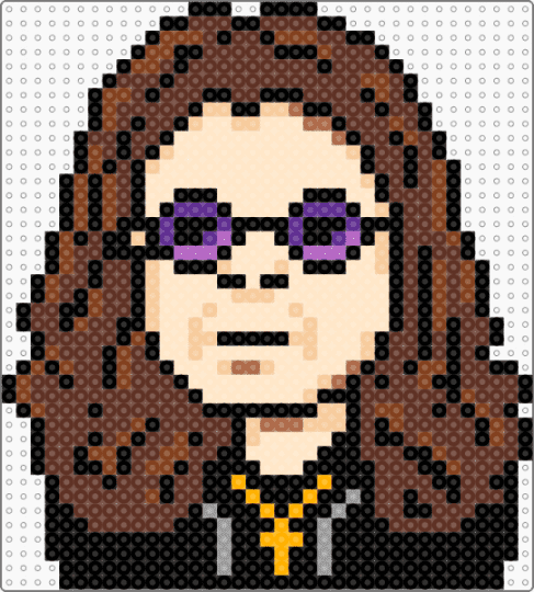 Ozzy Osbourne - beige, brown