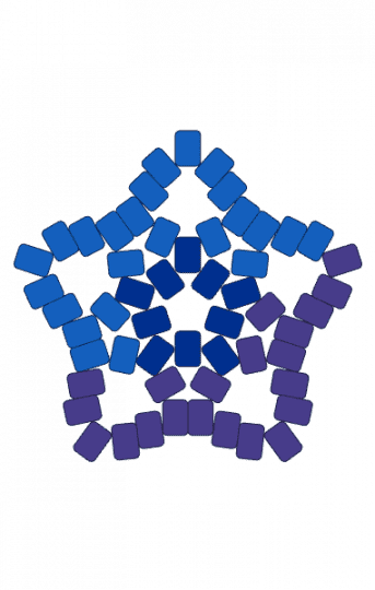 Blueberry Star - blue, blueberry, cotdfruit, purple, star