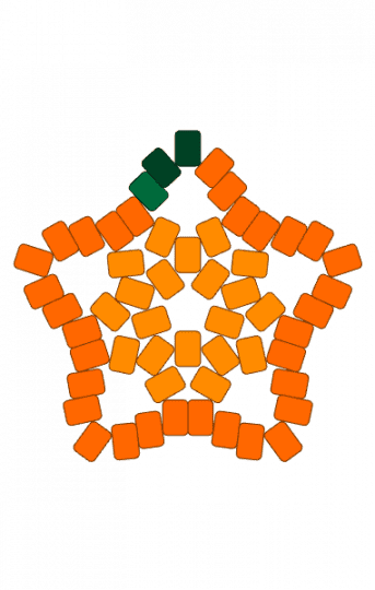 Orange star - cotdfruit, fruit, orange, oranges, star