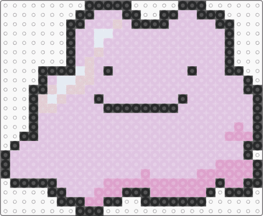 Mini ditto - ditto, pink, pokemon