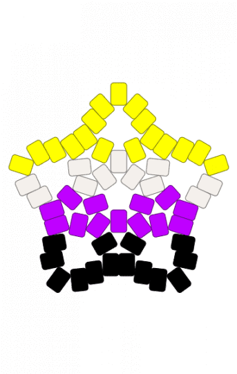 Big enby(request) - purple, yellow