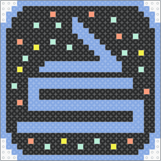 JS V 3 - black, light blue