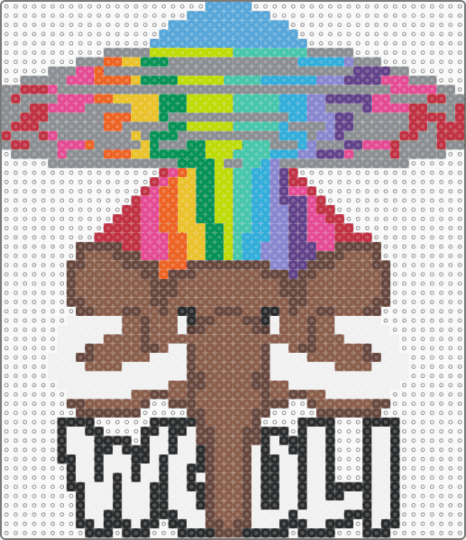 Woolevity - colorful, dj, edm, gray, green, levity, mashup, music, tan, wooli