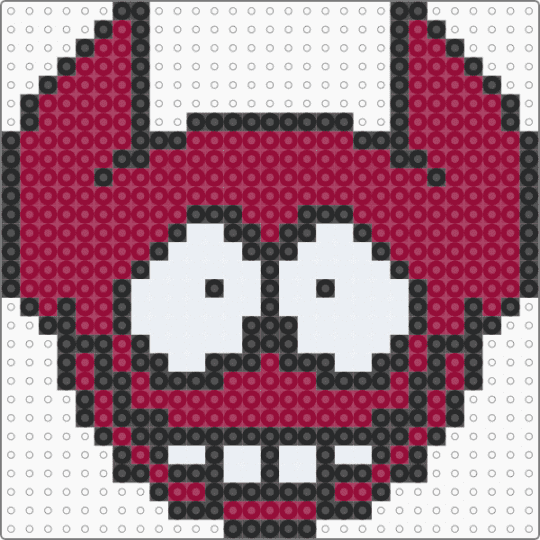 Bob Velseb - bob velseb, brown, character, head, red, spooky month, sr pelo