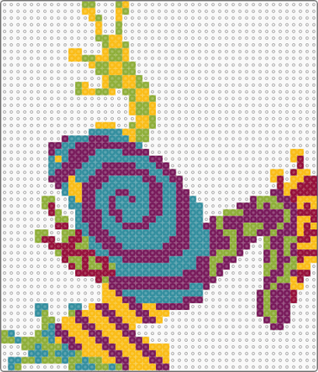 funky frog - amphibian, animal, colorful, frog, patterned, pink, teal