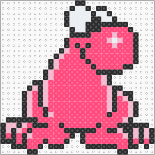 little nerds creature (pink) - brand, candy, character, nerds, pink, red