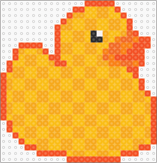 rubber ducky! - duck, orange, rubber ducky, yellow