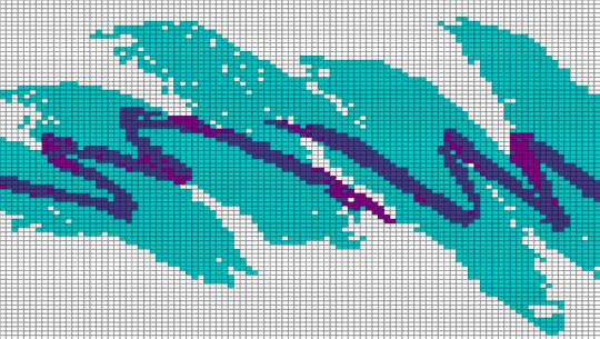 Water Cup Logo - teal, white