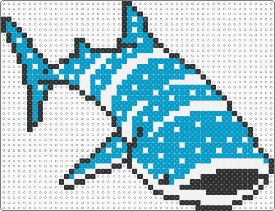 whale shark - light blue