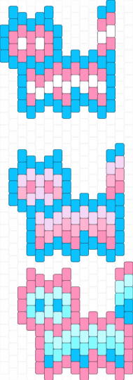 trans cats - animal, cat, charm, lgbtq, light blue, pink, pride, trans, transfem, transmasc