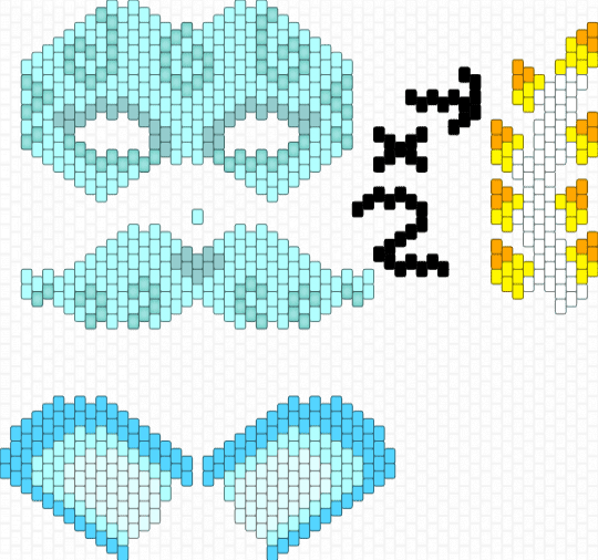 Blupee therian mask (zelda) - light blue