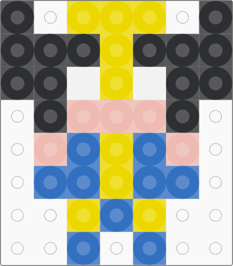 wolvernine - blue, yellow