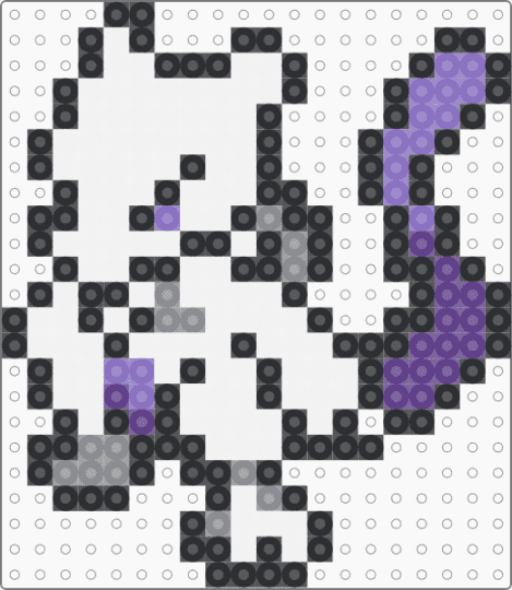 Mewtwo Pokemon - blue, pokemon, purple, white