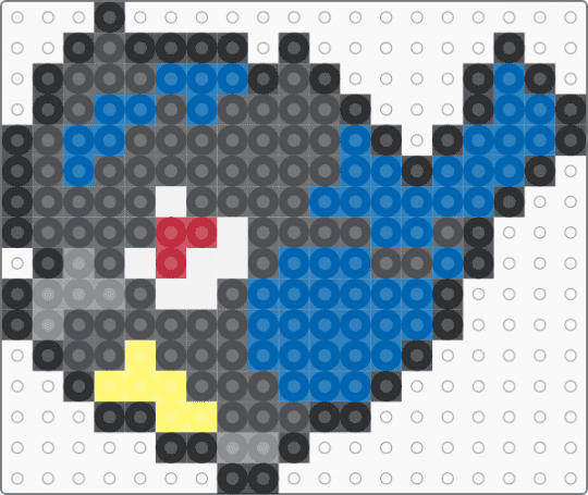 Rookidee Pokemon - blue, gray, pokemon