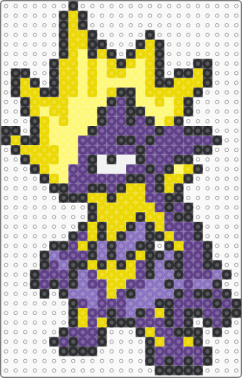 Toxtricity Pokemon - pokemon, purple, yellow