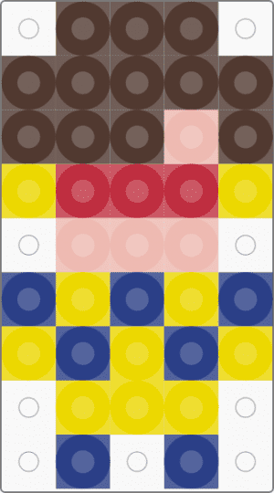 Cyclops - blue, brown, yellow