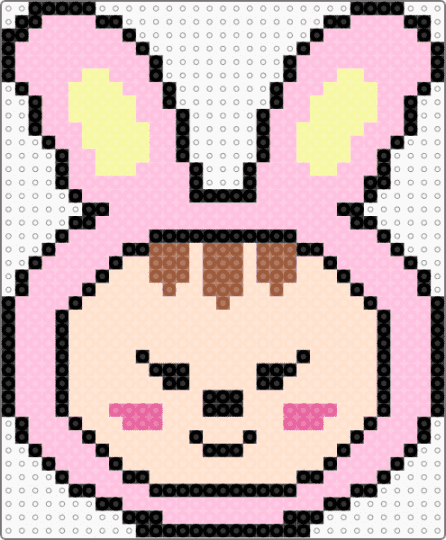 miniteen - jjongtoram 2 - beige, pink