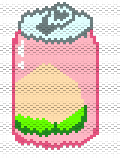 Peach Drink - beige, food, peach, pink, soda pop, white