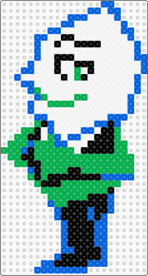 smug battat/green pippins - battat, battat deltarune, blue, deltarune, green, green pippins, pippins, sprite, undertale, video game
