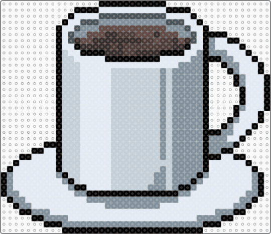 coffee - animal hospital, animal hospital anomaly, gray, pixel art, roblox, white