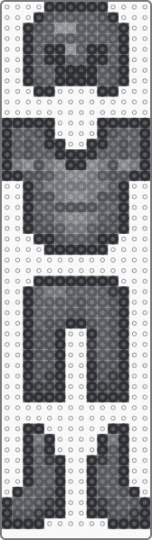 Minecraft Netherite Armour Set - gray