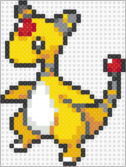 Ampharos - orange, yellow