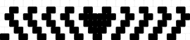 black and white heart - geometric,heart,trippy,love,cuff,black,white