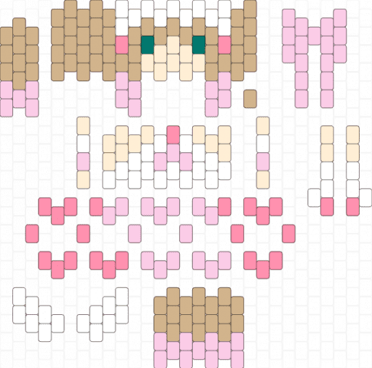 Oc doll - beige, character, magical girl, oc, pink