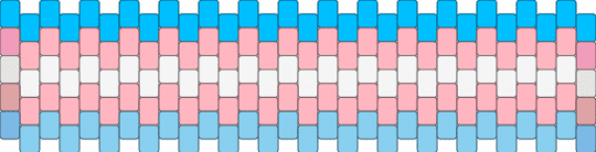 Transgender cuff - ftm, light blue, mtf, pink, pride, transgender