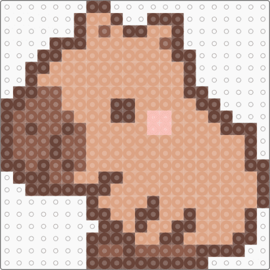 Capybara - beige, brown