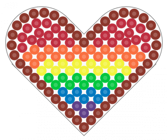PRIDE HEART !1!1!1!1! - colorful, flag, heart, lgbtq, lgbtqia, love, orange, pride, rainbow, red