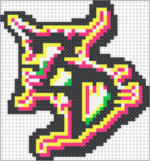 Zeds Dead - black, pink, yellow