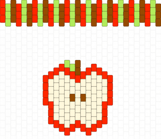 Apple Cuff - red