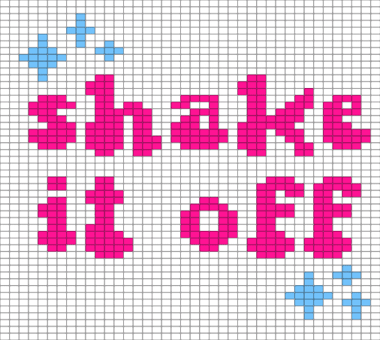 Shake it Off - pink, white