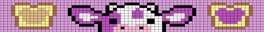 PB&J Cow - pink