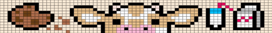 Cookie Cow - beige, tan, white