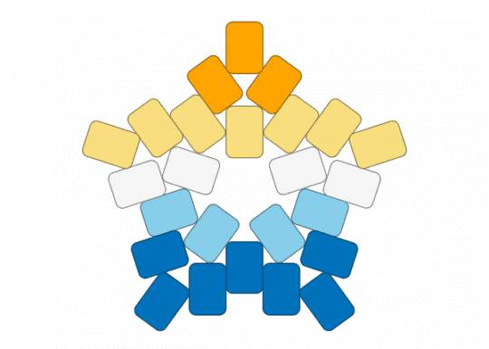 Aroace Kandi Star🏳️‍🌈 - aroace, blue, kandi charm, pride, yellow