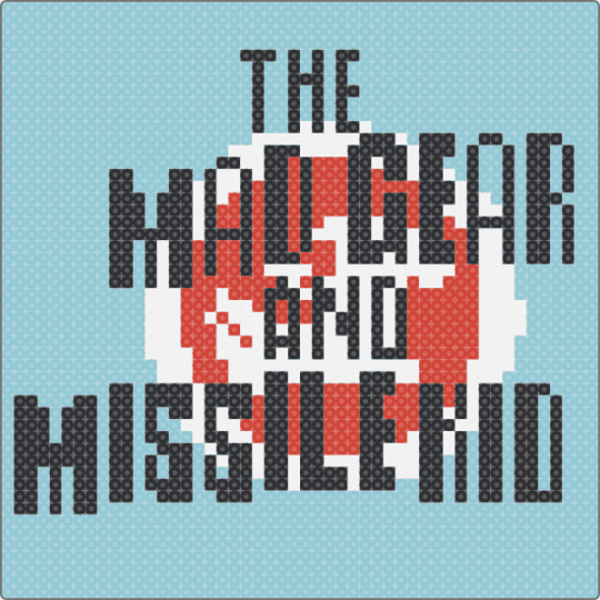 Mad gear and missle kid album cover(MCR) - light blue