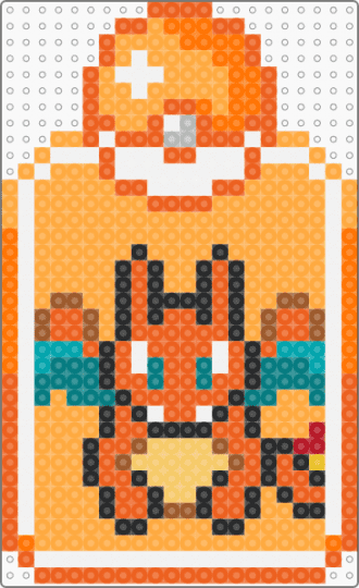 Charizard Keychain - orange